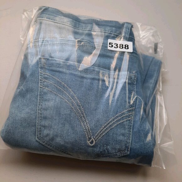 Democracy Jeans Womens 4 Ab Solution Girlfriend Mid Rise Raw Hem Slouchy Shaping - Picture 11 of 11